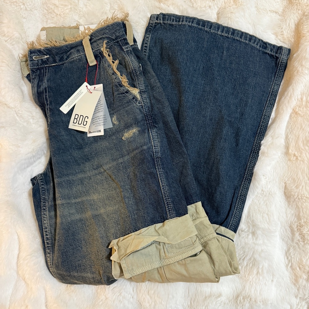 BDG Mixed Media Carpenter Jeans